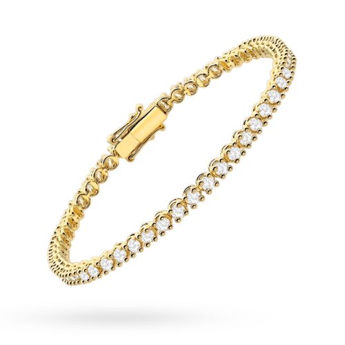 Best Diamonds B-0028 2160 karátos sárga arany gyémánt köves karlánc- Nila Gyűrű